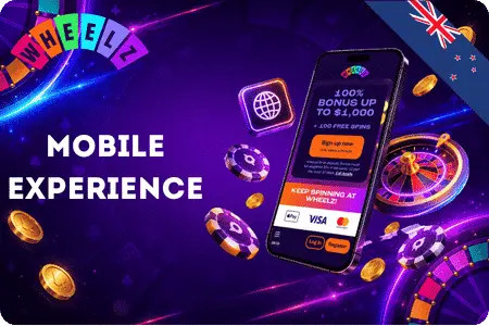 Wheelz Mobile Casino Experience  